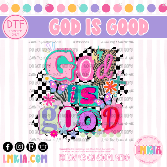 God is Good DTF Transfer