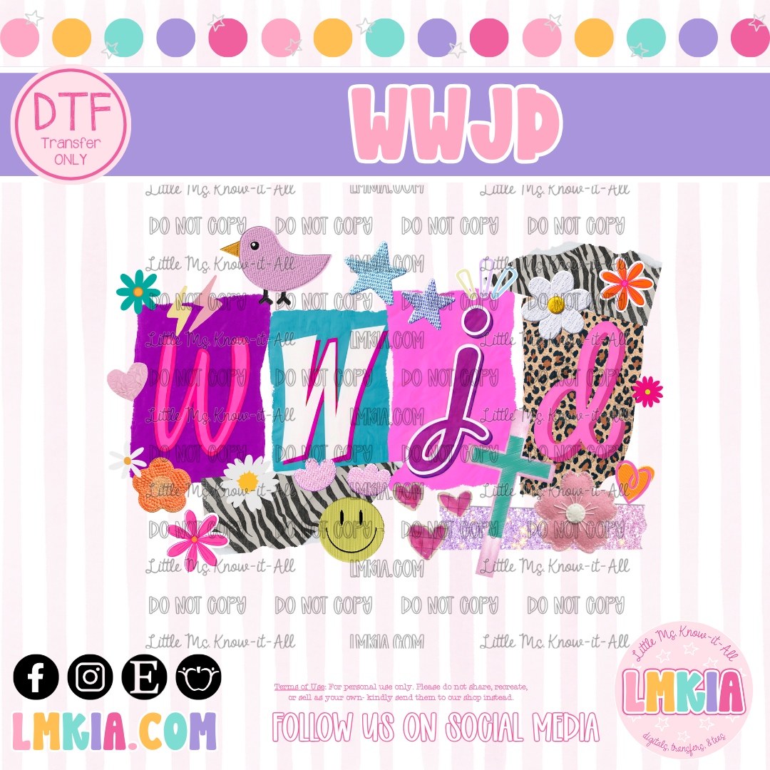 WWJD DTF Transfer