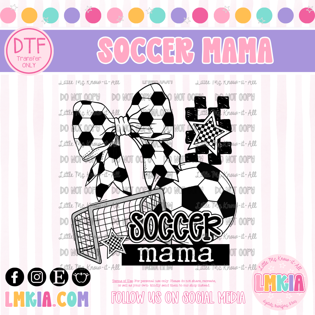 Soccer Mama DTF Transfer