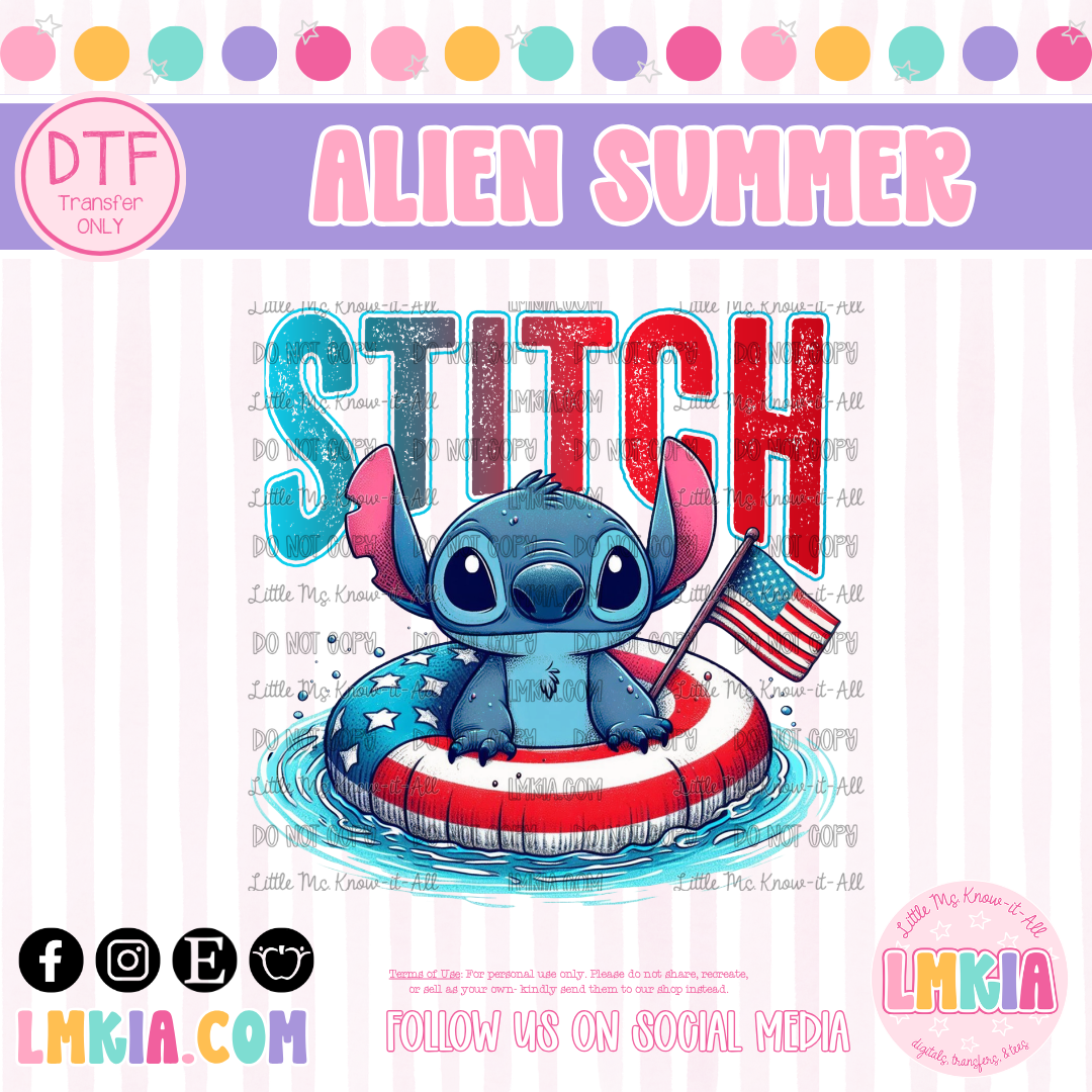 Alien DTF Transfer