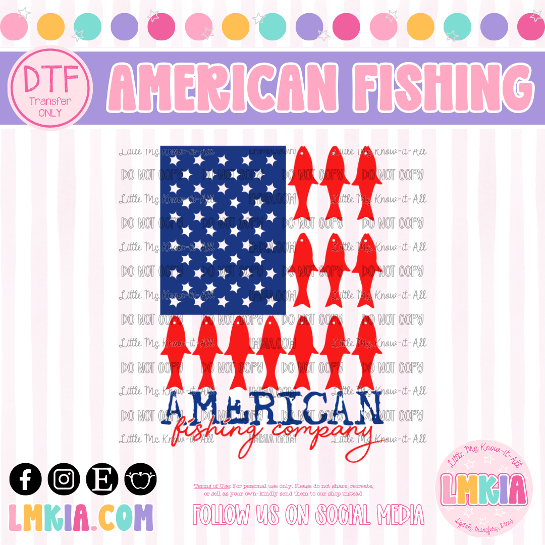 American Fishing Company DTF Transfer