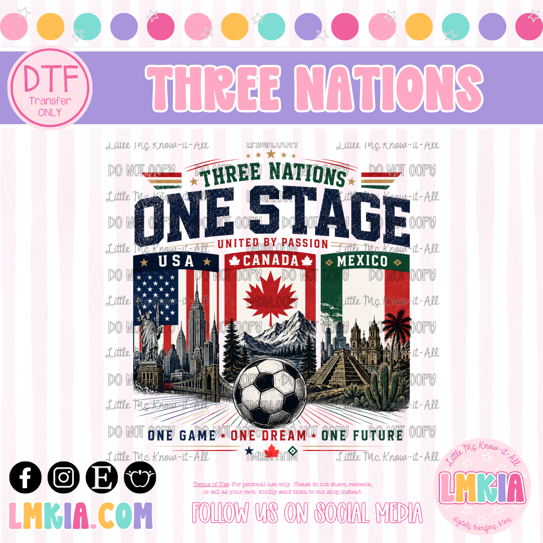 Three Nations DTF Transfer