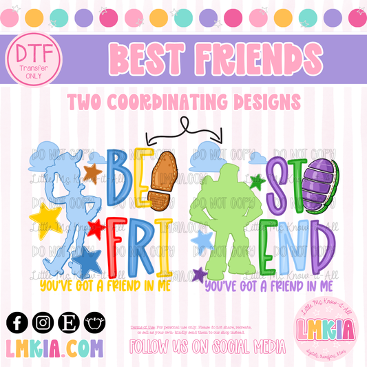 Toys Best Friends DTF Transfer- Cowboy