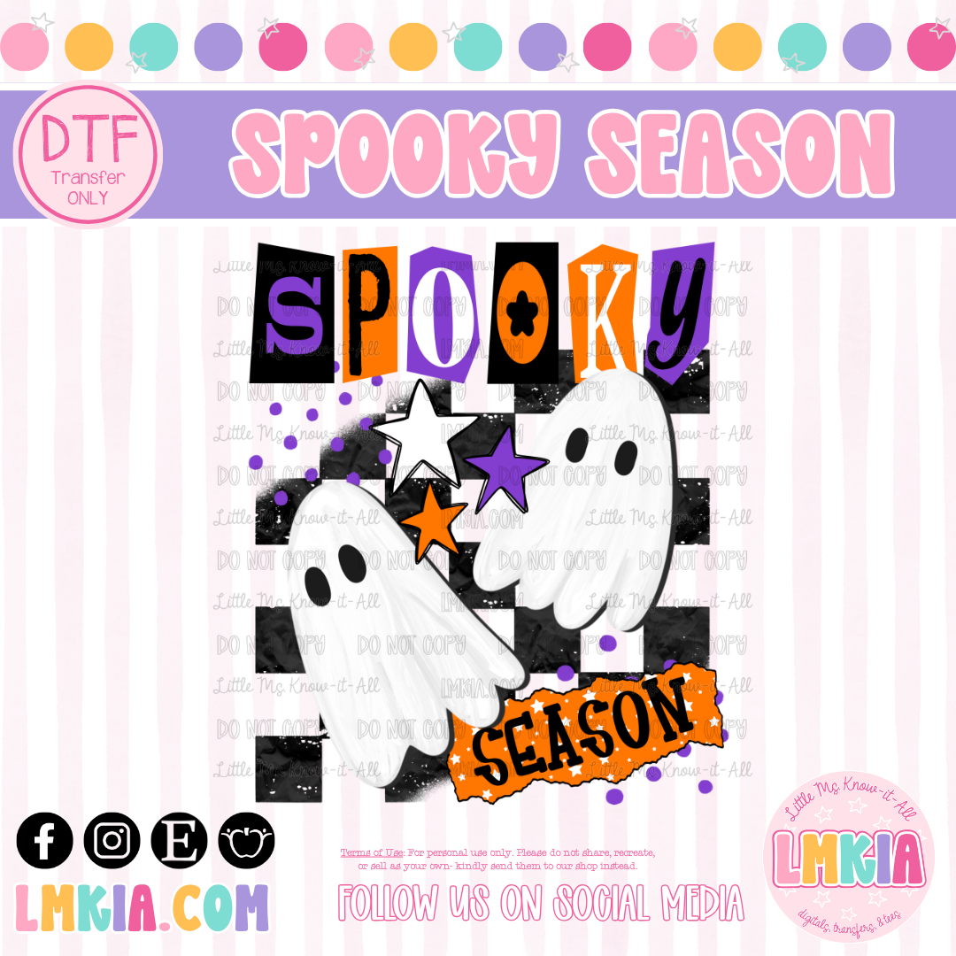 Spooky Season DTF Transfer