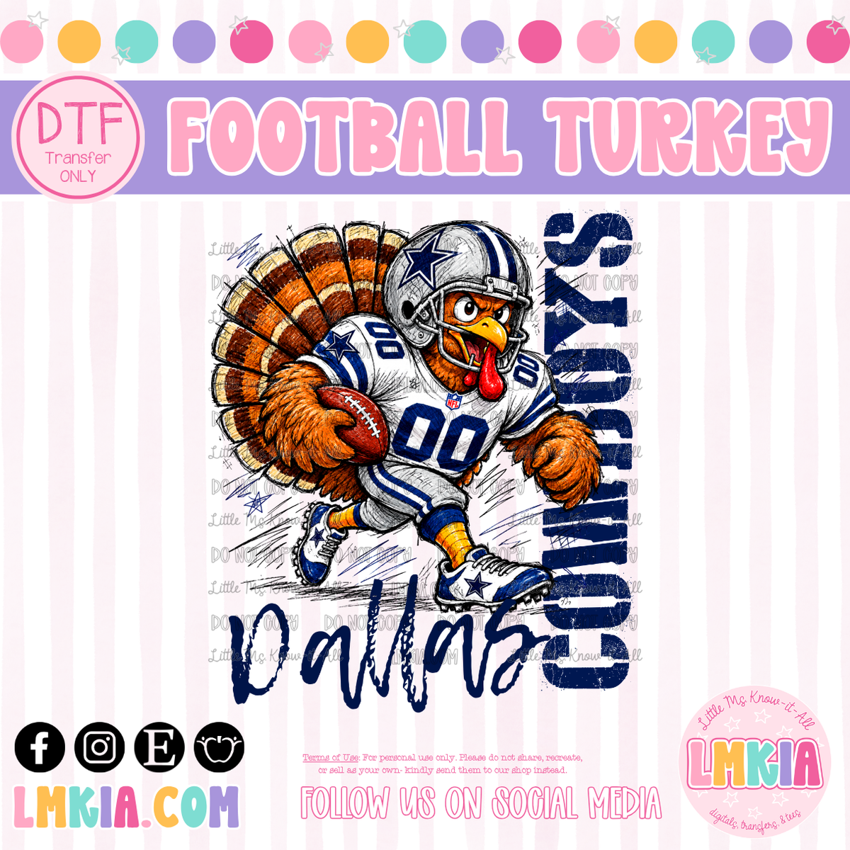 Football Turkey DTF Transfer