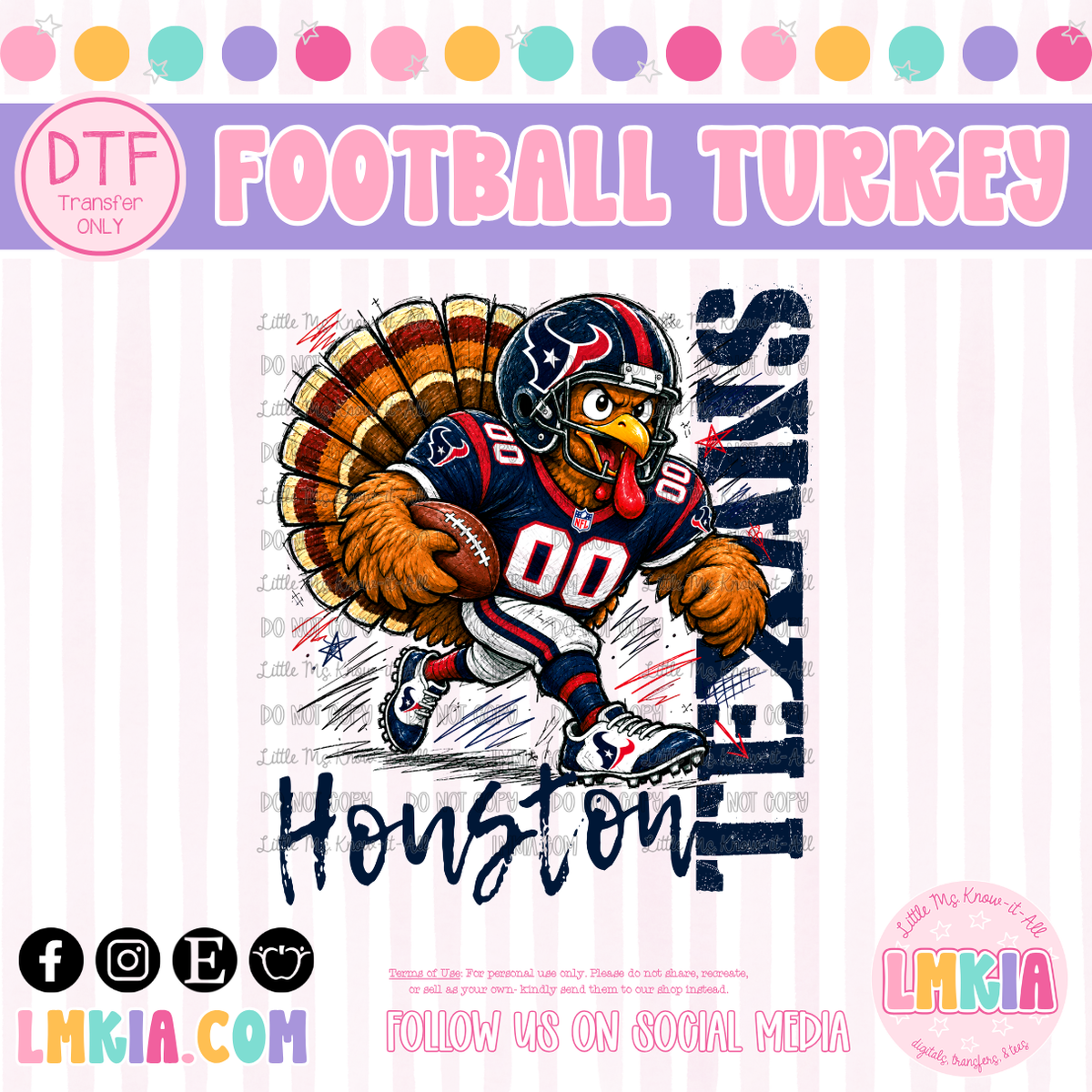 Football Turkey DTF Transfer