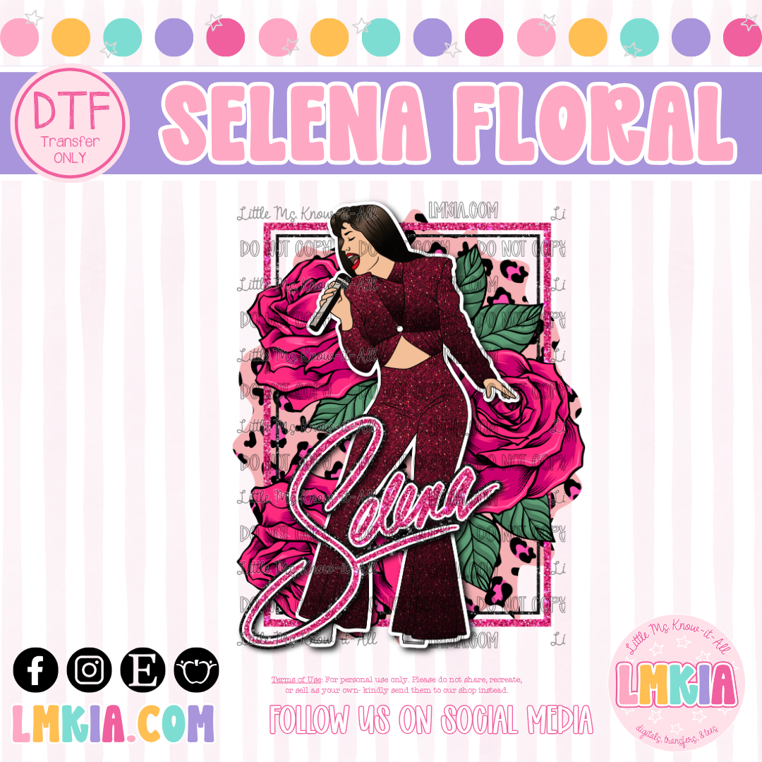 S e l e n a Floral DTF Transfer