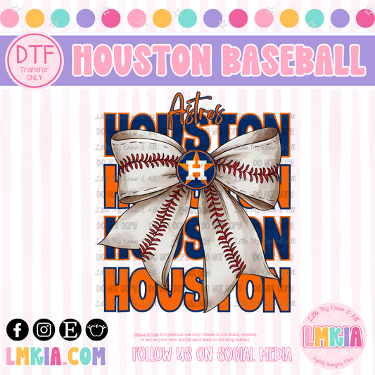 Baseball Team Coquette DTF Transfer