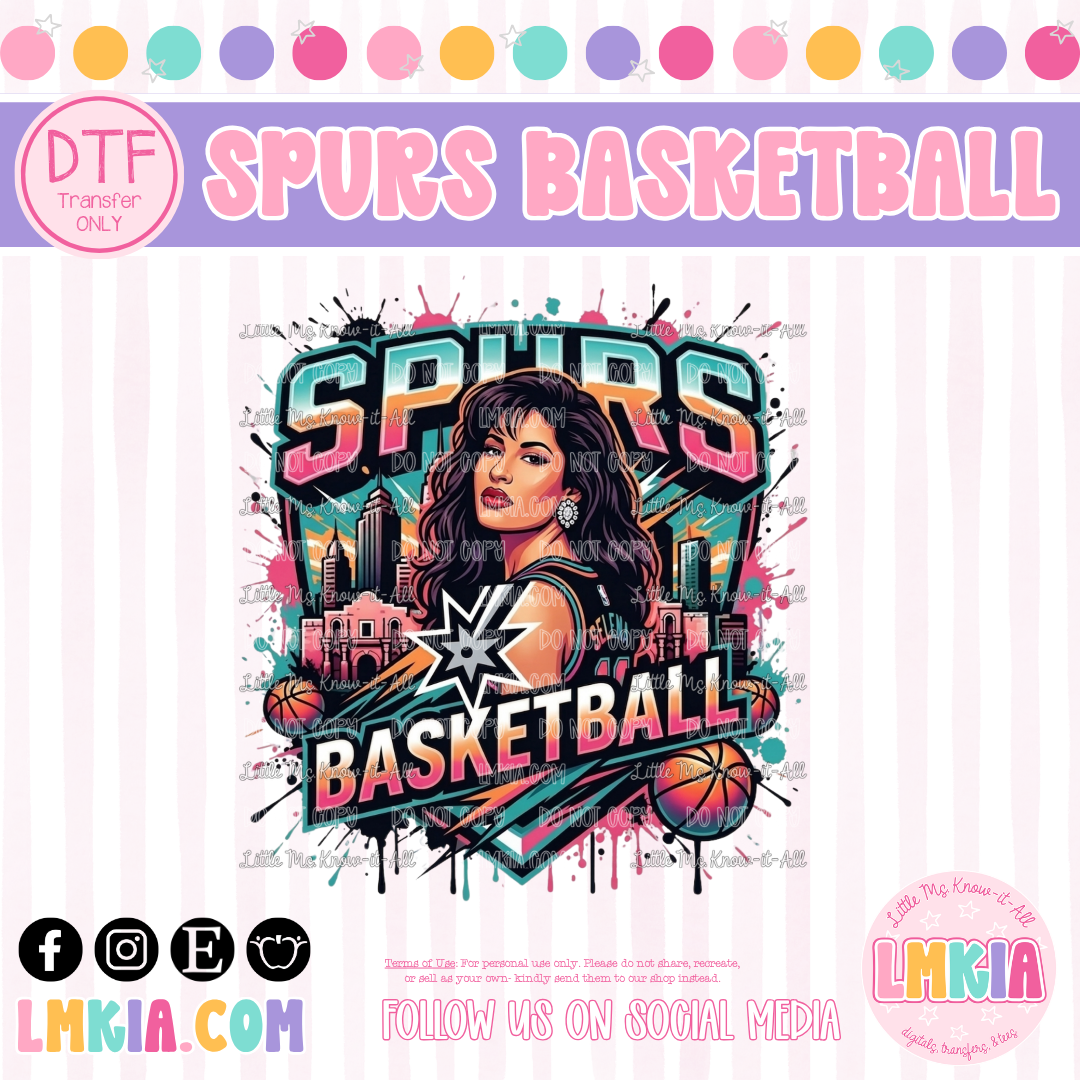 Selenaa Basketball DTF Transfer