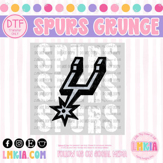 San Antonio Grunge DTF Transfer