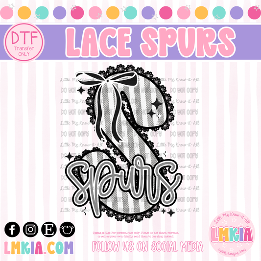 San Antonio Lace Seersucker DTF Transfer