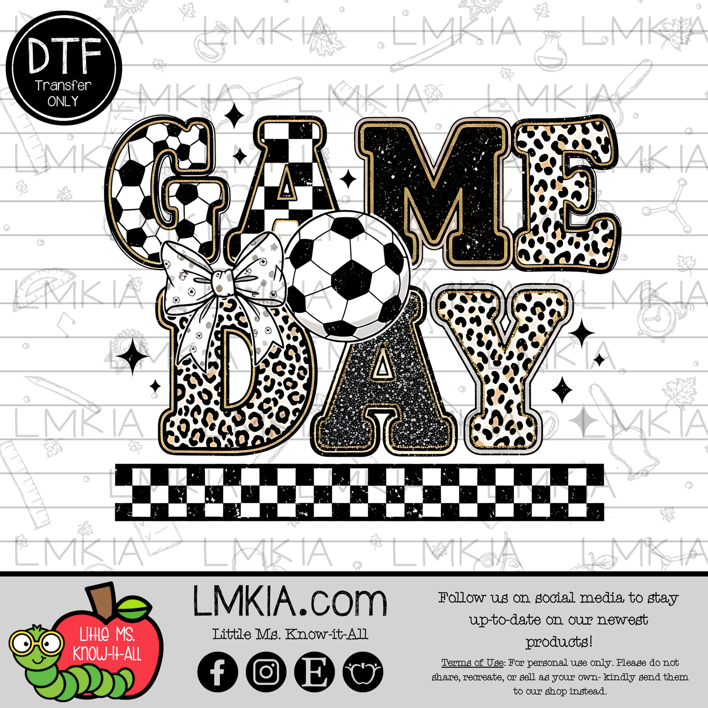 Game Day DTF Transfer