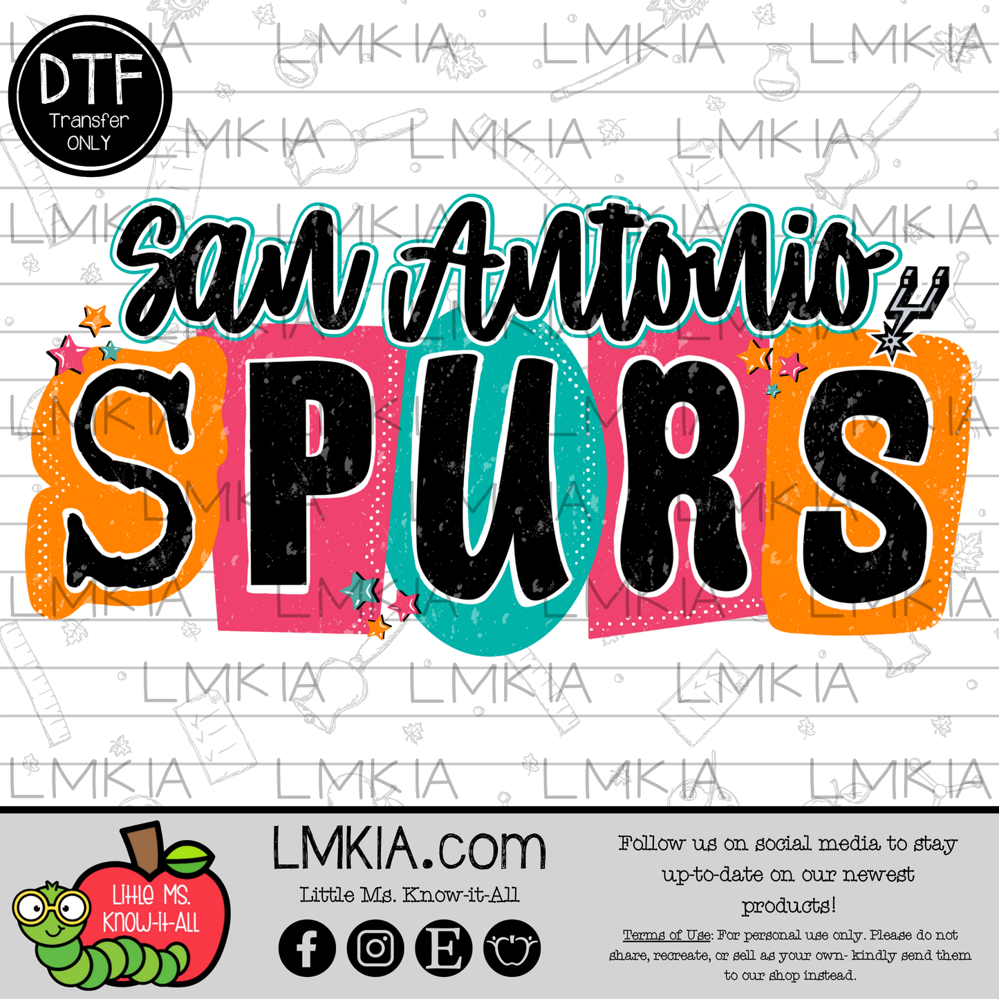 San Antonio DTF Transfer