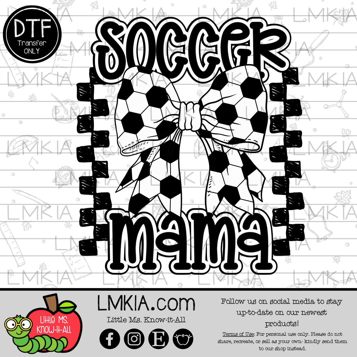 Soccer Mama DTF Transfer
