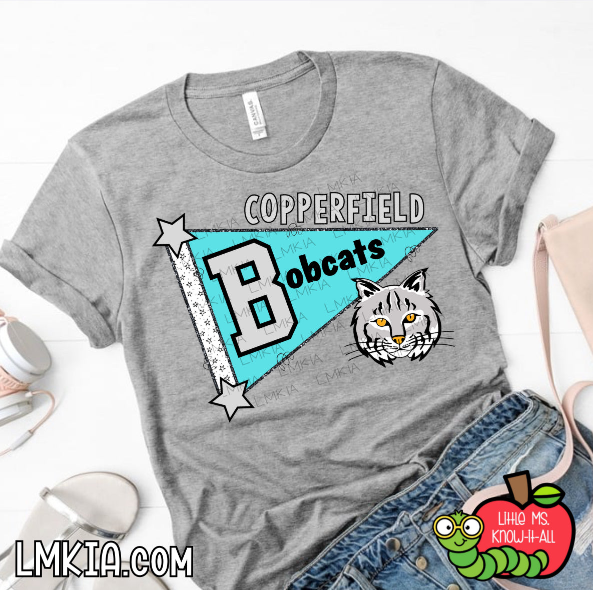 Custom School Pennant T-Shirt
