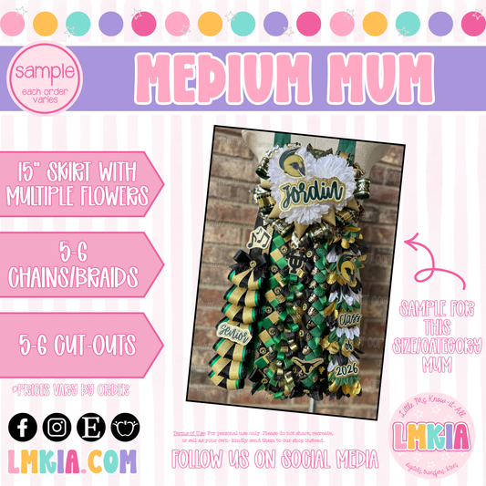 Medium Homecoming Mum