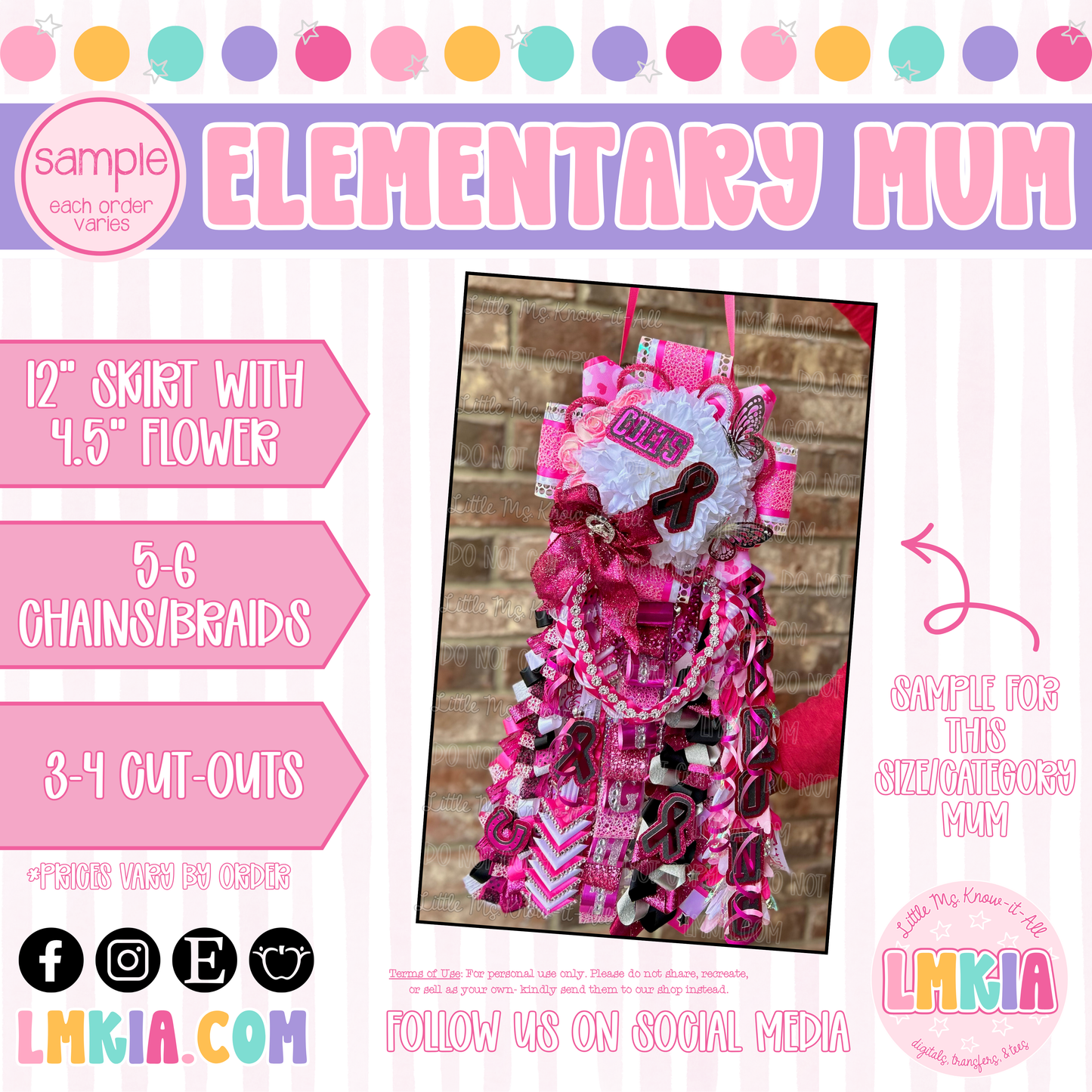 Elementary Homecoming Mum