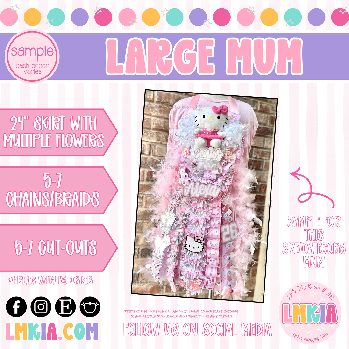 Large Homecoming Mum