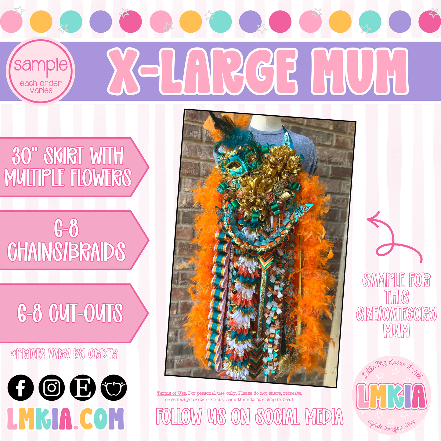 X-Large Homecoming Mum