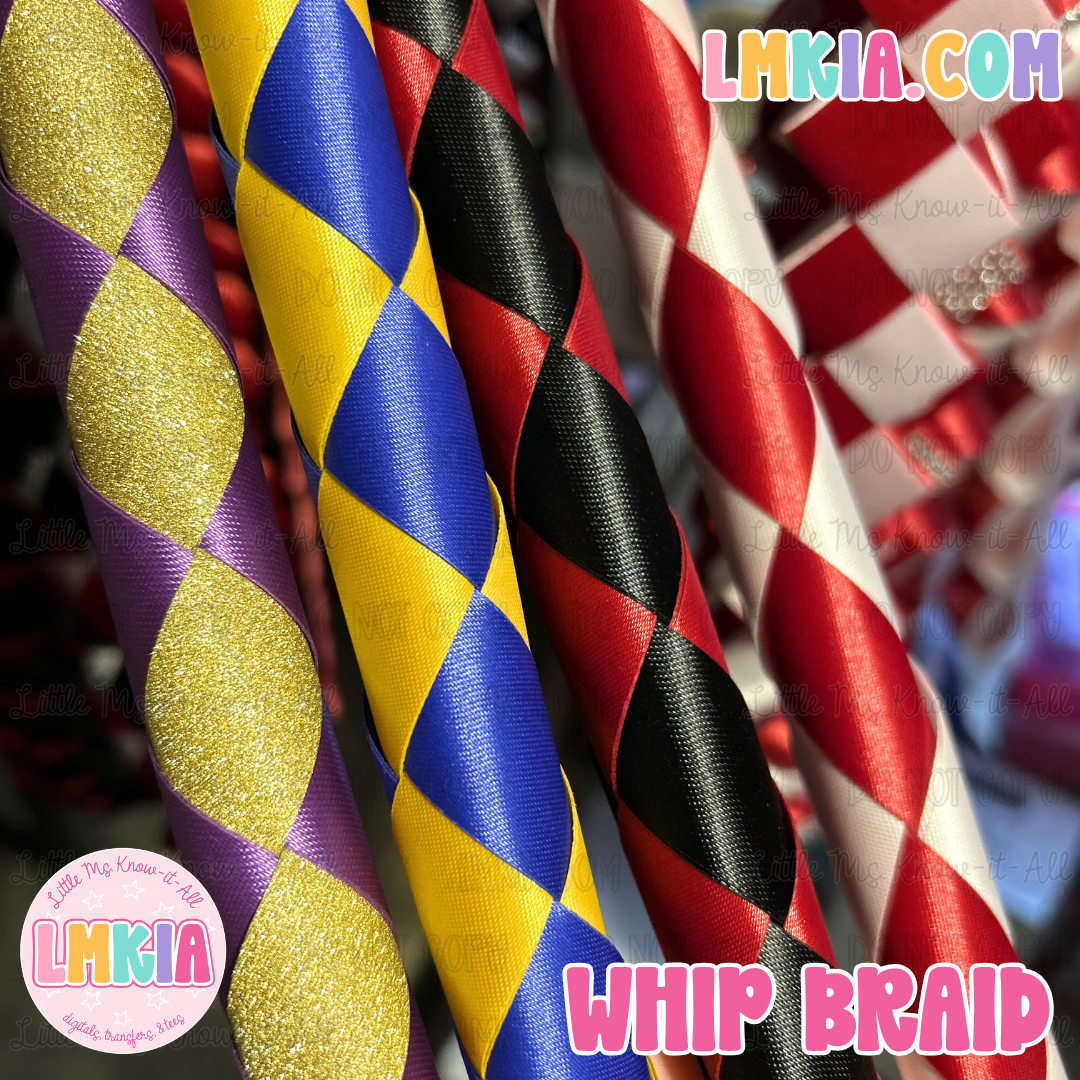 Whip Homecoming Mum Braid