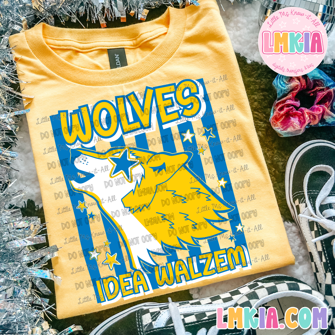 Striped Wolves T-Shirt