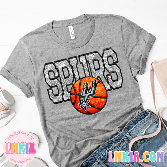 San Antonio Faux Sequin T-Shirt
