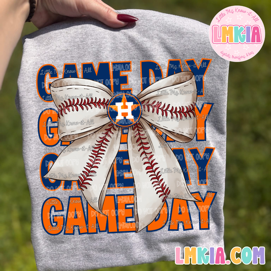 Baseball Team Coquette Game Day T-Shirt
