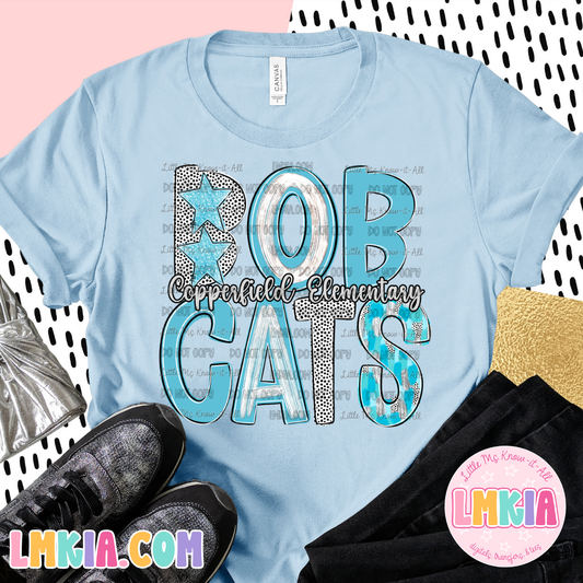 Doodle Bobcats T-Shirt