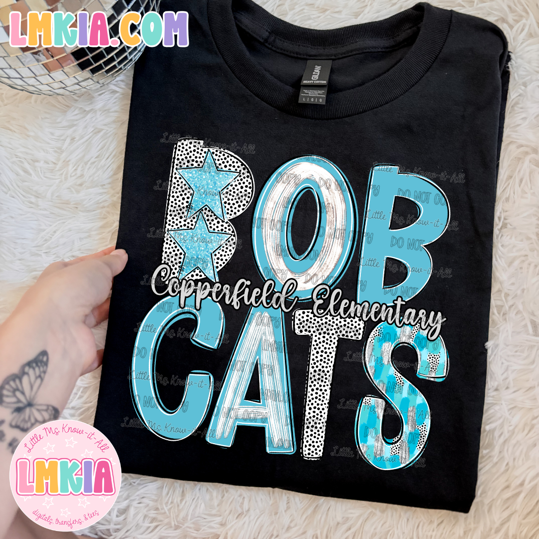 Doodle Bobcats T-Shirt