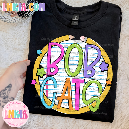Bobcats Pencil T-Shirt