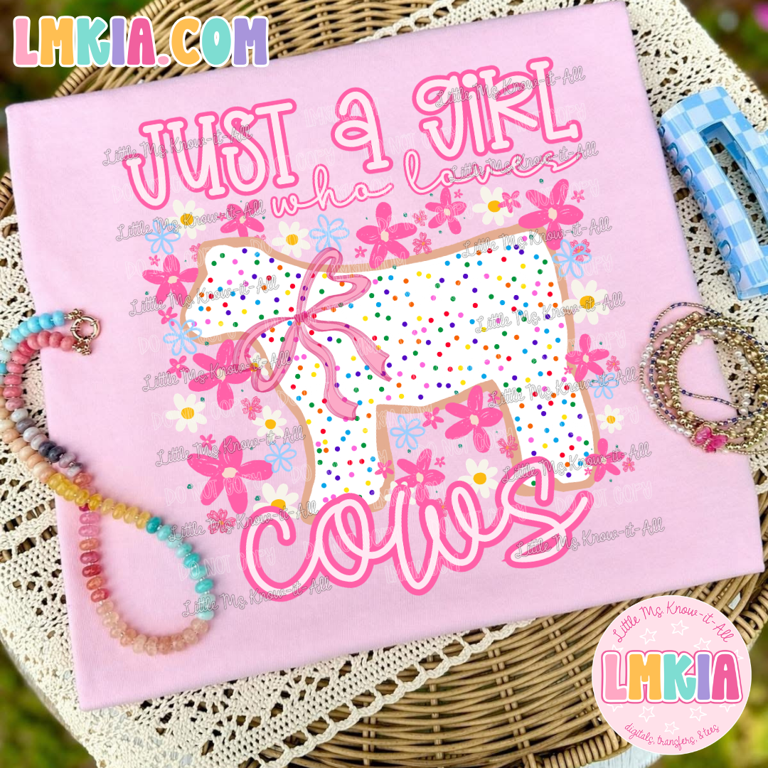 Just a Girl Who Loves Cows T-Shirt