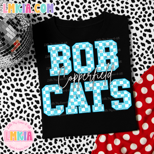 Checkered Bobcats T-Shirt