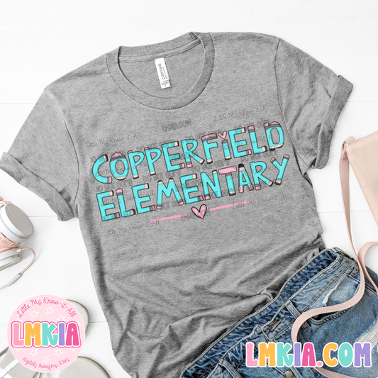 Pencil Letter Copperfield T-Shirt