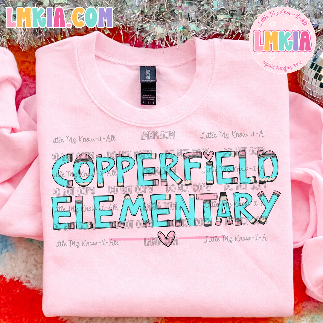 Pencil Letter Copperfield T-Shirt