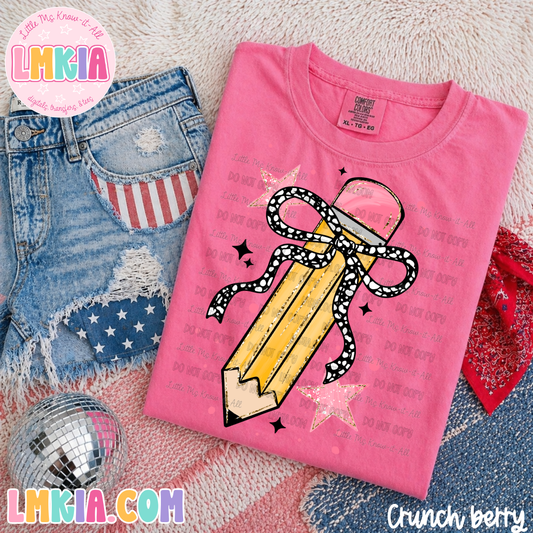 Coquette Pencil T-Shirt