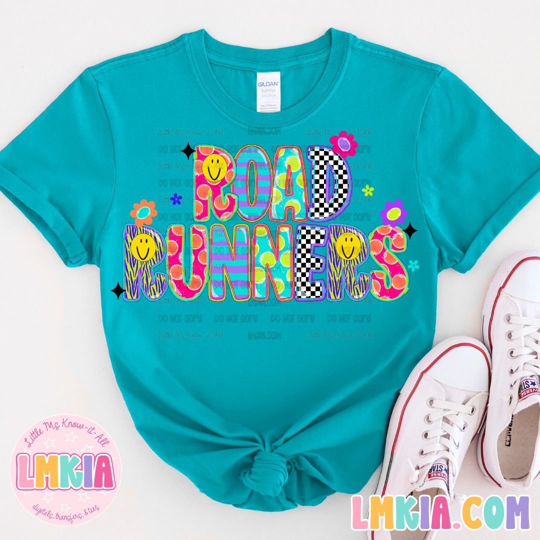 Neon Doodle Mascots T-Shirt