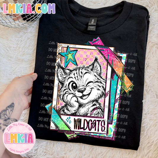 Neon Polaroid Mascots T-Shirt