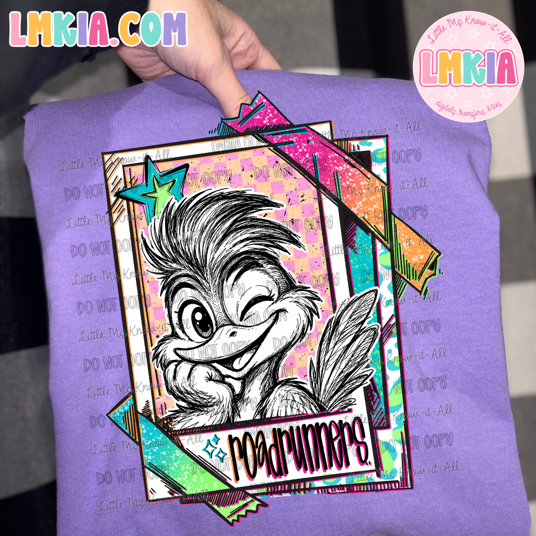 Neon Polaroid Mascots T-Shirt
