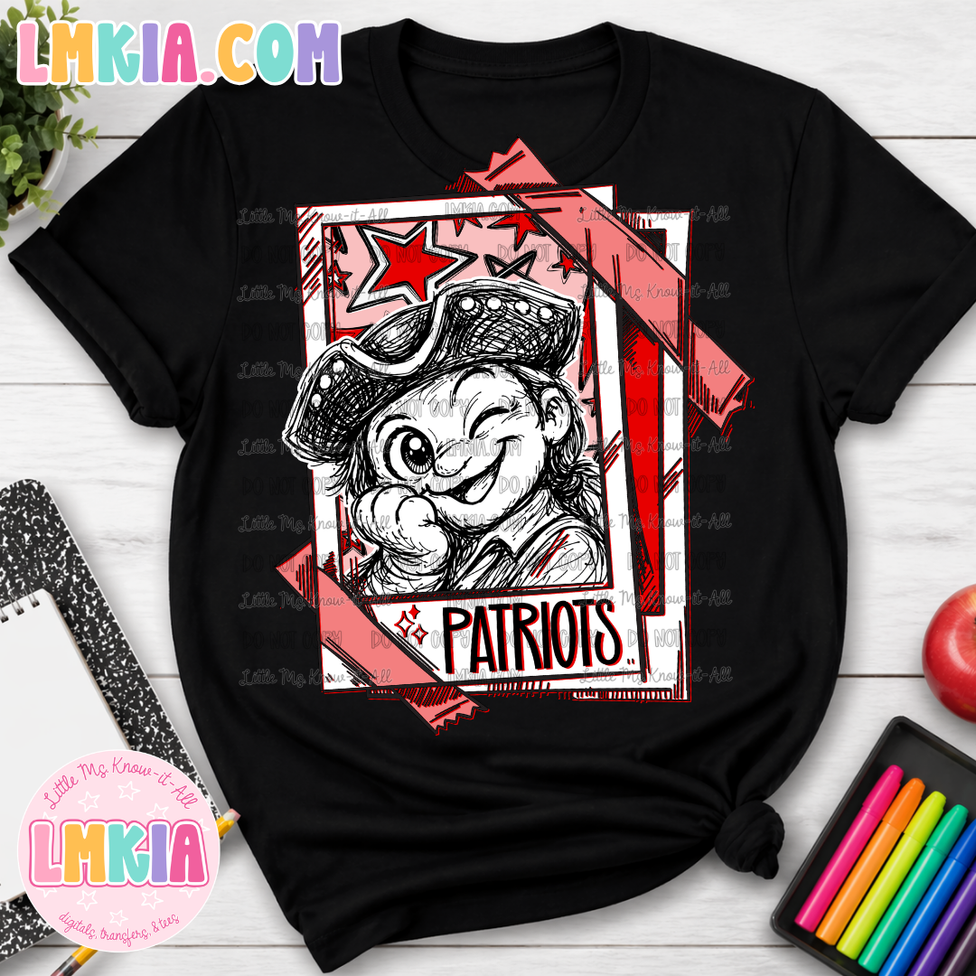 Color Polaroid Mascots T-Shirt