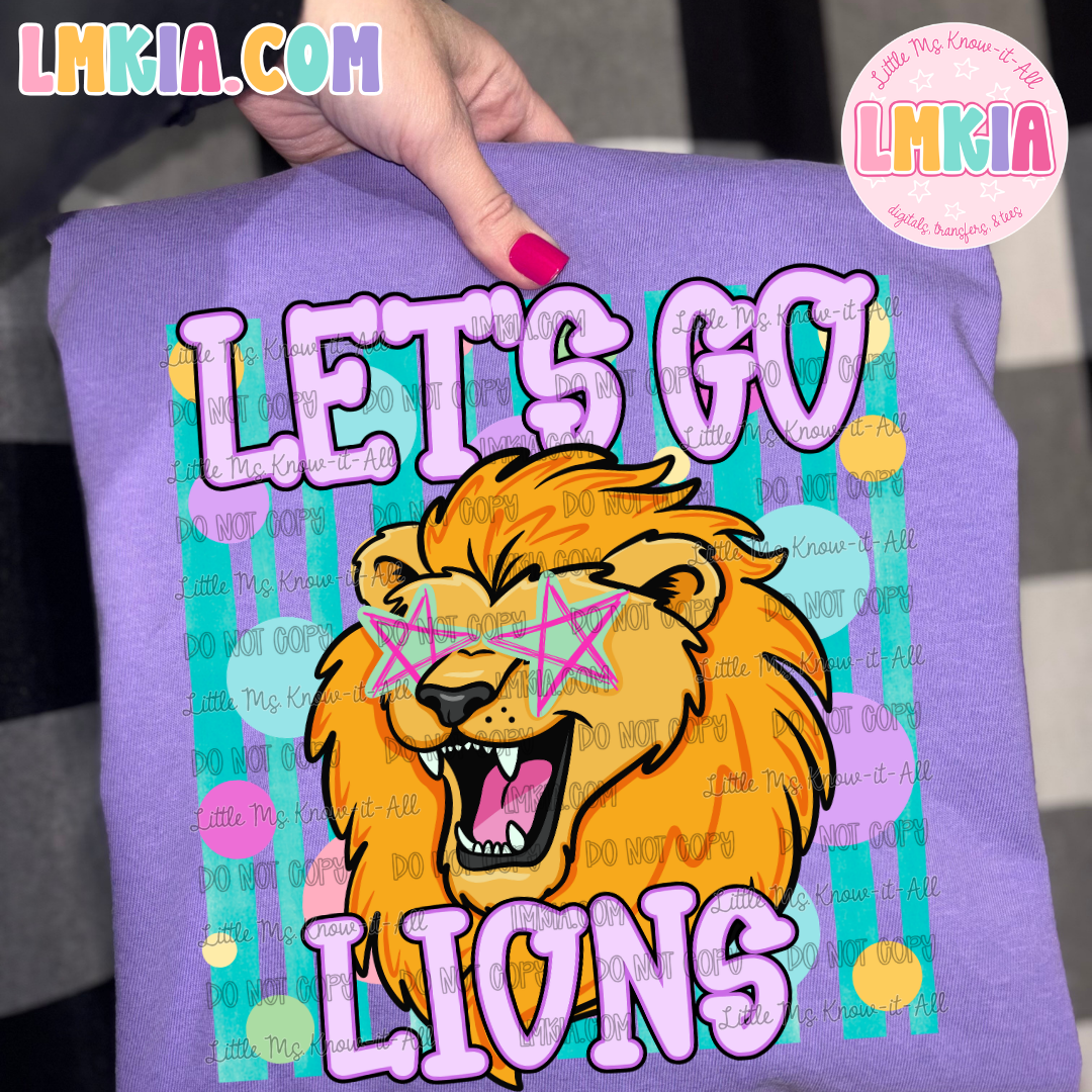 Let's Go Dotted Mascots T-Shirt