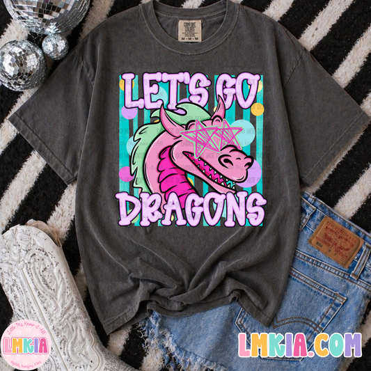 Let's Go Dotted Mascots T-Shirt