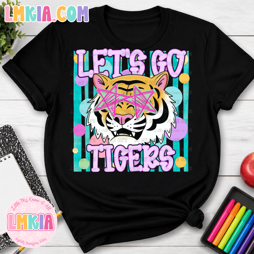 Let's Go Dotted Mascots T-Shirt
