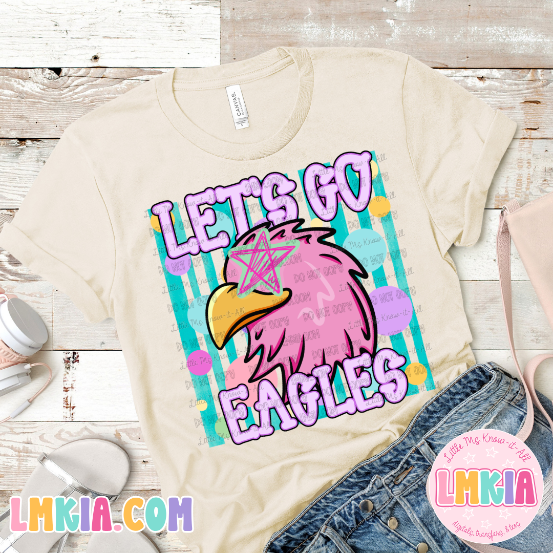 Let's Go Dotted Mascots T-Shirt