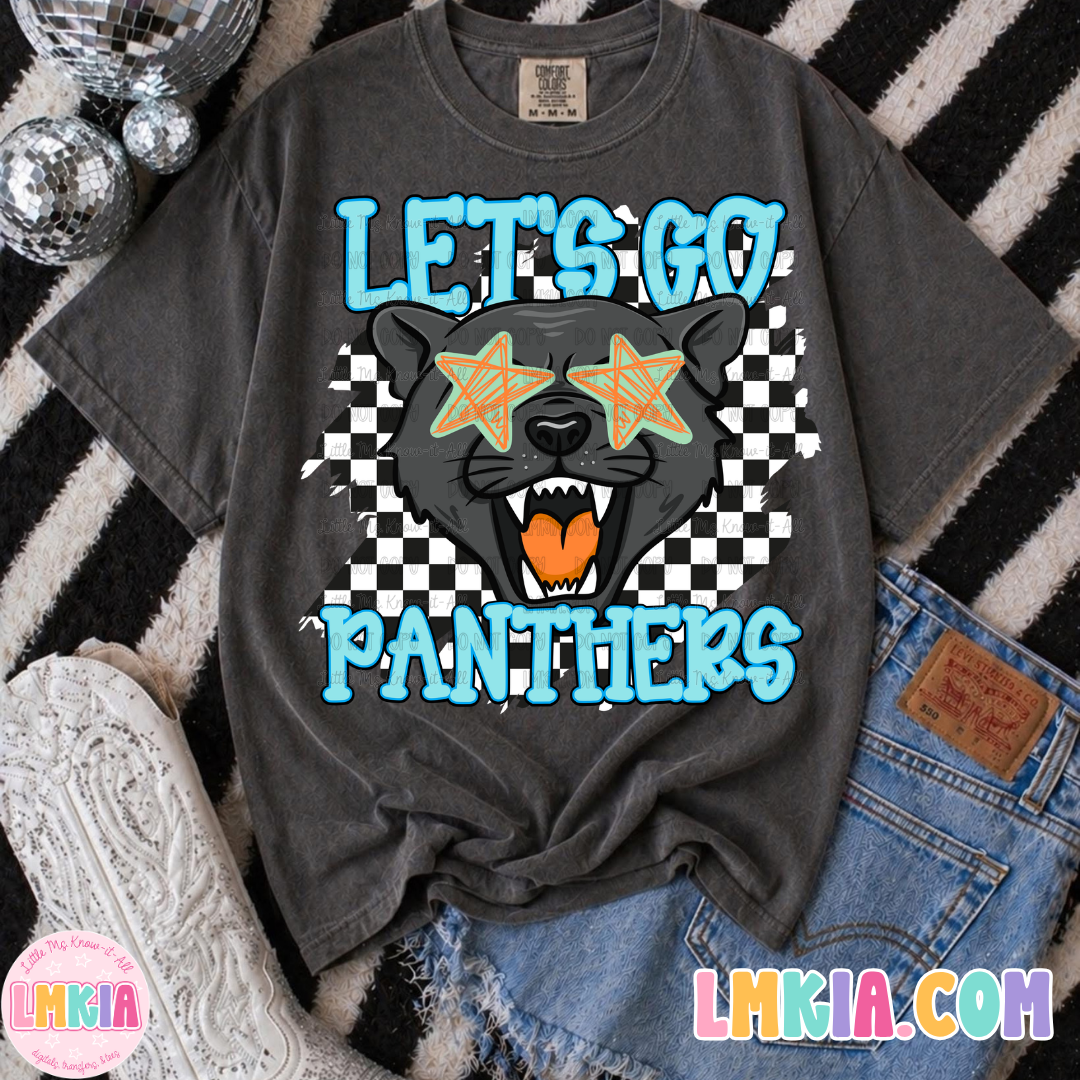 Let's Go Checkered Mascots T-Shirt