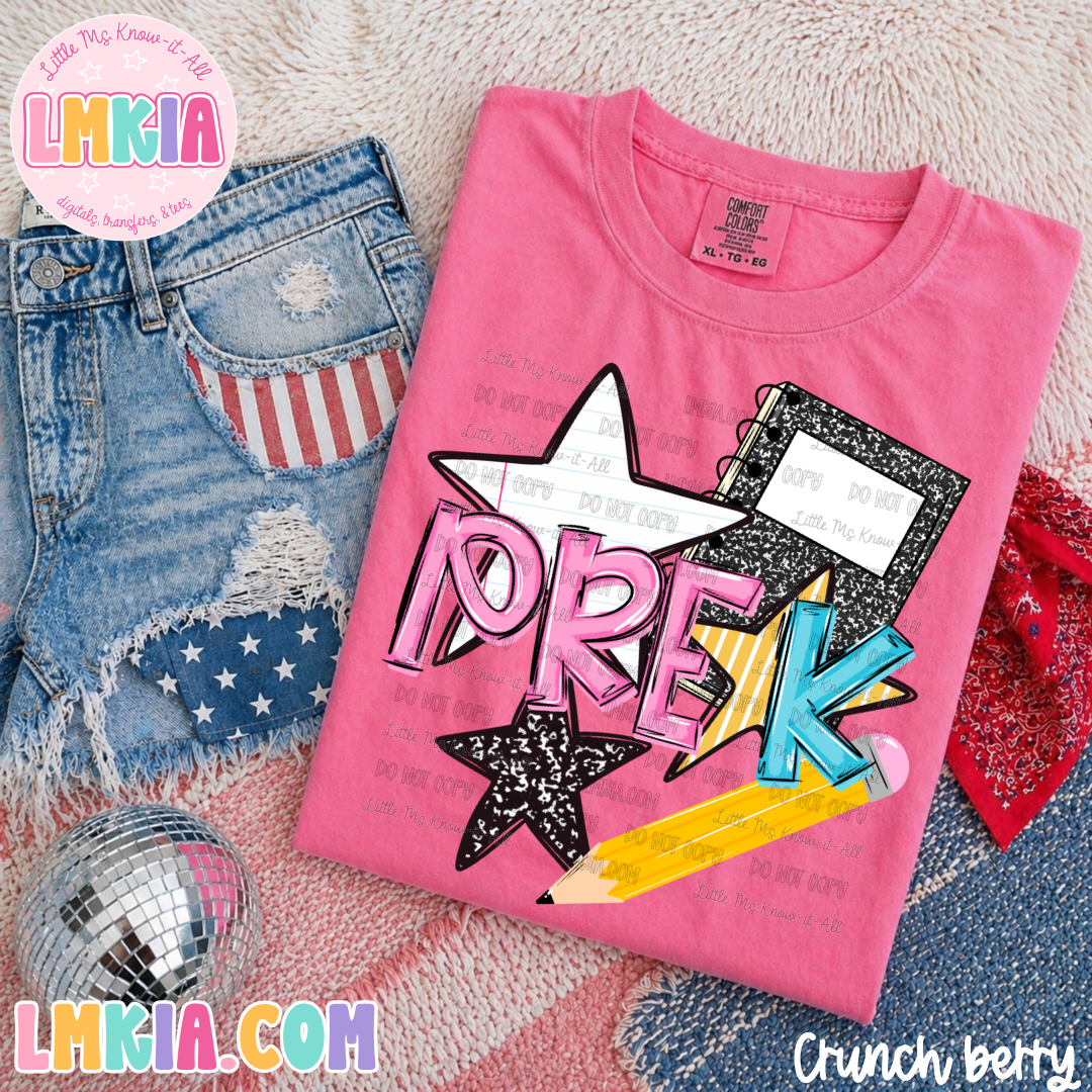 Pink Composition Grade Levels T-Shirt