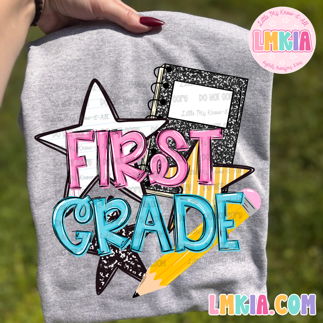 Pink Composition Grade Levels T-Shirt