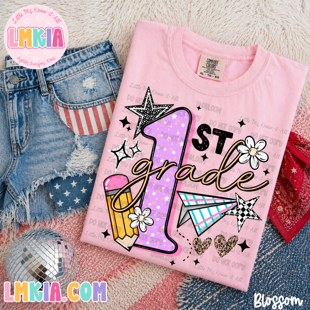 Pink Composition Grade Levels T-Shirt