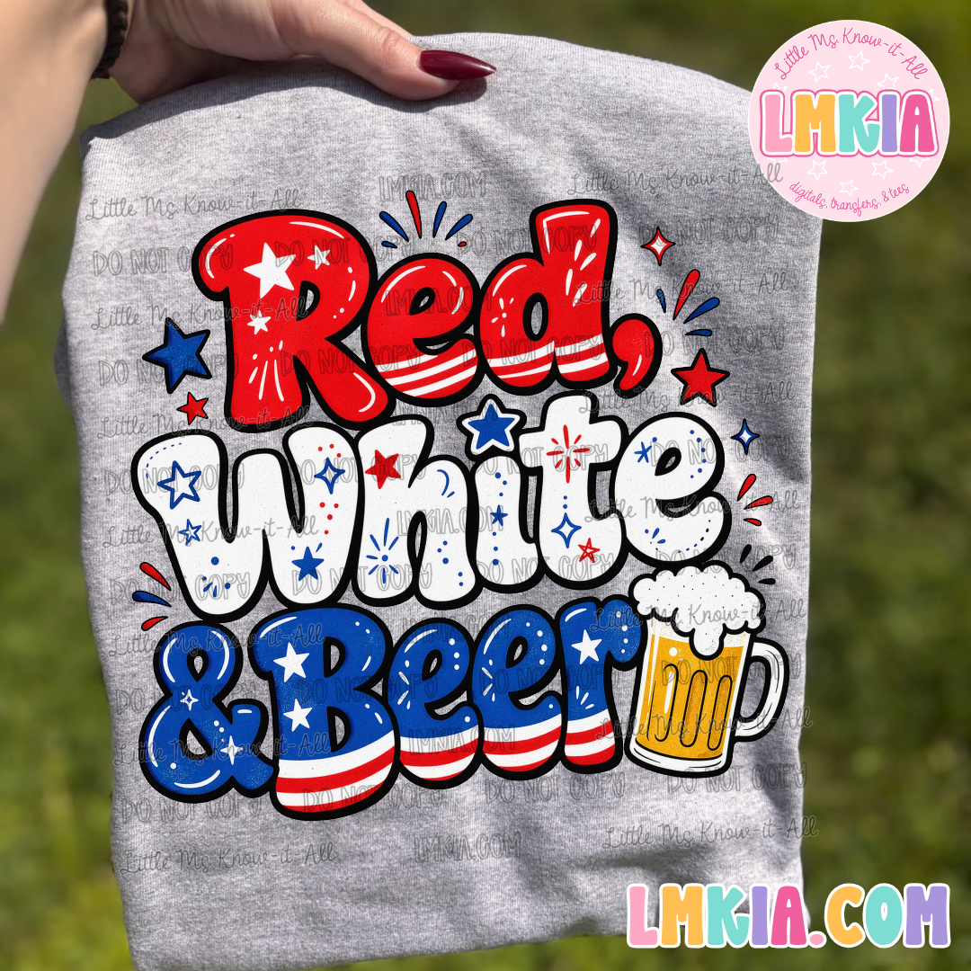 Red, White, & Beerr T-Shirt