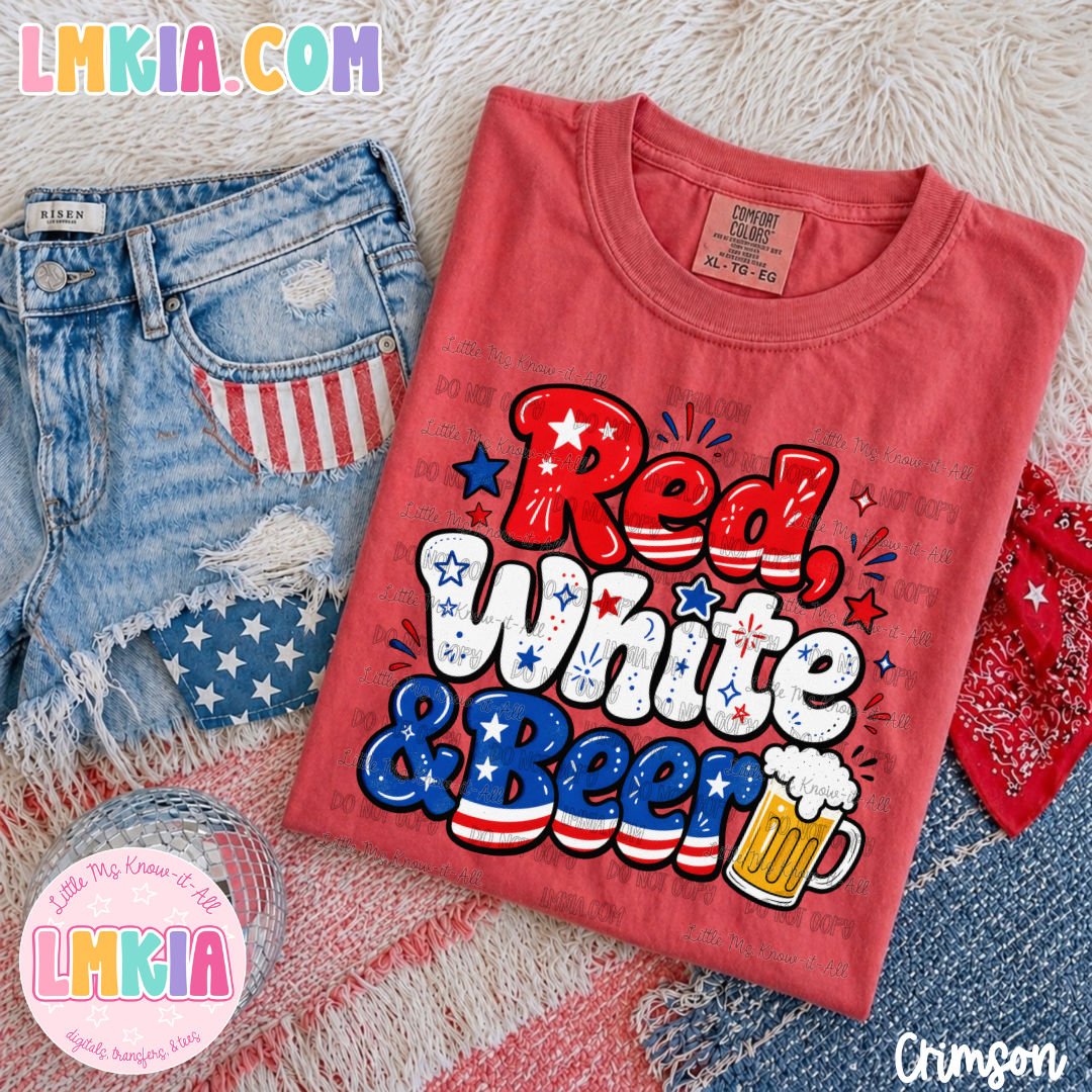 Red, White, & Beerr T-Shirt