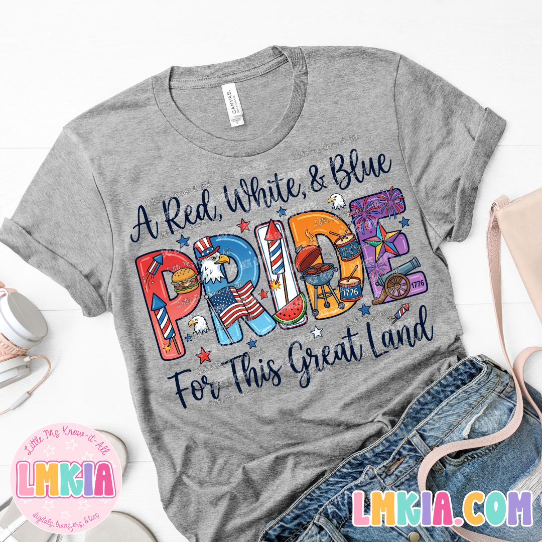 Red, White, and Blue Pride T-Shirt